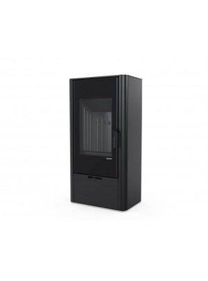 Сталева піч Defro Home SOLUM 2.0 Чорний (чорний шамот)