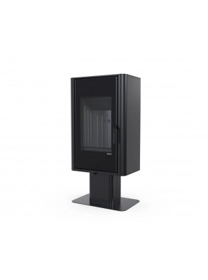 Сталева піч Defro Home SOLUM TOP 2.0 Чорний (чорний шамот)