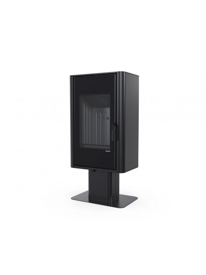 Сталева піч Defro Home SOLUM TOP 2.0 Чорний (чорний шамот)