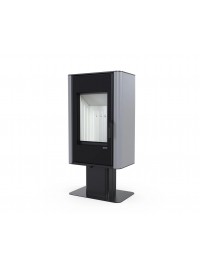 Стальная печь Defro Home SOLUM TOP 2.0 Серый