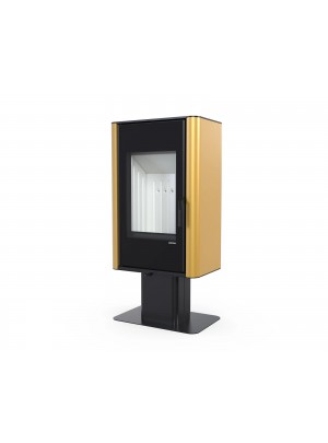 Сталева піч Defro Home SOLUM TOP 2.0 Золотий