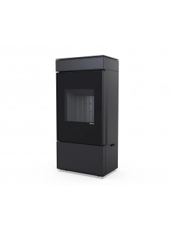 Сталева піч Defro Home CUBE MINI 2.0 Чорний (чорний шамот)