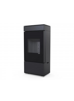 Сталева піч Defro Home CUBE MINI 2.0 Чорний (чорний шамот)