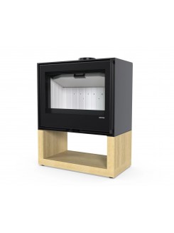 Сталева піч Defro Home CUBEN S WOOD