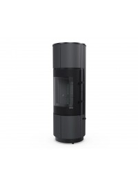 Стальная печь Defro Home ORION KRM 2.0 Черный матовый (черный шамот)