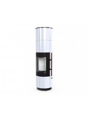 Сталева піч Defro Home ORION PLS KRM 2.0 Білий глянцевий