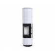 Сталева піч Defro Home ORION PLS KRM 2.0 Білий матовий