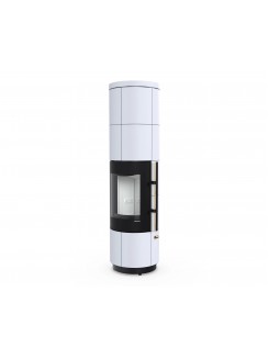 Сталева піч Defro Home ORION PLS KRM 2.0 Білий матовий