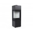 Сталева піч Defro Home QUADROOM LONG P Чорний Сталева піч Defro Home QUADROOM LONG P Чорний