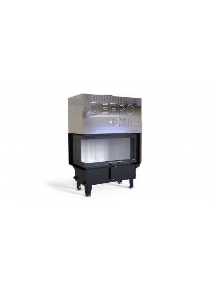 Камінна топка з водяним контуром Defro Home RIVA ME BL G SHORT