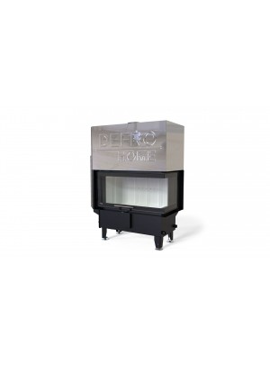 Камінна топка з водяним контуром Defro Home RIVA ME BP G SHORT