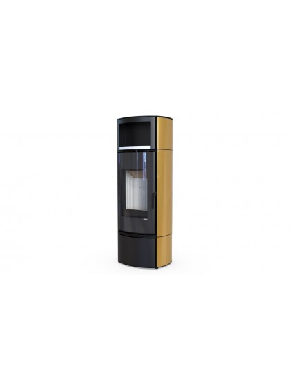 Стальная печь Defro Home ORBIS EXTENTO H Золотой