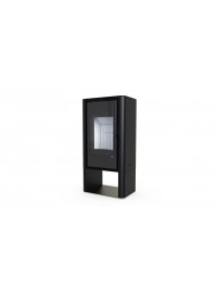 Сталева піч Defro Home SOLUM LOG Чорний