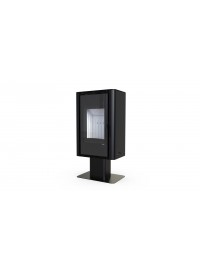 Сталева піч Defro Home SOLUM TOP Чорний