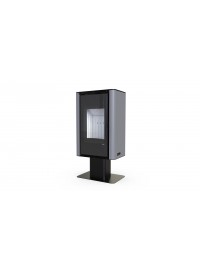 Стальная печь Defro Home SOLUM TOP Серый