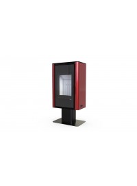 Стальная печь Defro Home SOLUM TOP Красный