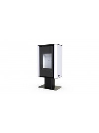 Стальная печь Defro Home SOLUM TOP Белый