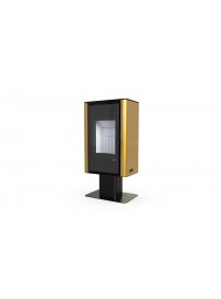 Стальная печь Defro Home SOLUM TOP Золотой