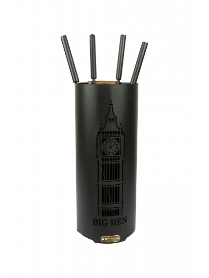 Набор для камина "Big Ben" + ручка из натуральной кожи