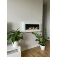 Біокамін GLOBMETAL настінний 900х400 BOX білий матовий (зі склом)