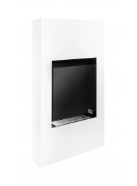 Камінокомплект BIOkominkiGMT Modern білий матовий (зі склом)