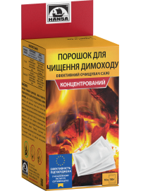 Концентрований очищувач димоходу в пакетах Hansa (10x50 пакетів) 