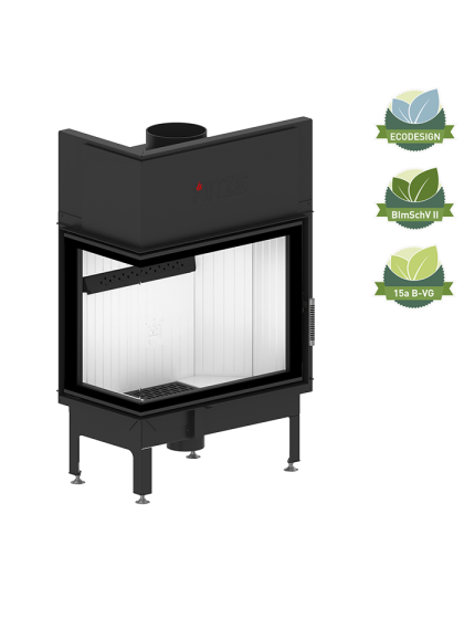 Камінна топка Hitze ALBERO AL16L.H-BD Cкло декор цільногнуте