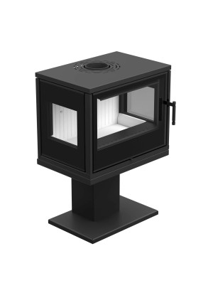 Сталева піч Hitze CF 3S 700 на прямокутній ніжці