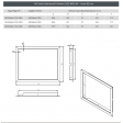 Маскувальна рамка для камінної топки Hitze Ardente ARD90х41.DGS-M03