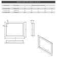 Маскувальна рамка для камінної топки Hitze STMA54X39S-M03