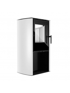 Сталева піч Hitze CANE S White