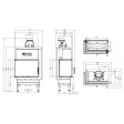 Камінна топка Hitze HST54x39.L