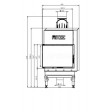 Камінна топка Hitze HST54x39.R