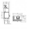 Камінна топка Hitze HST54x39.R