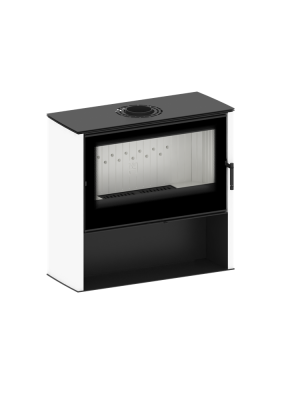 Сталева піч Hitze LUPO L Біла