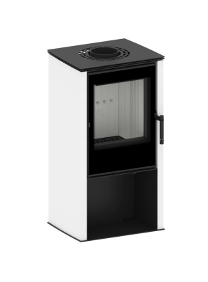 Сталева піч Hitze LUPO S White