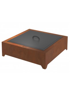 Садове вогнище Infire CORTEN 1000 SQUARE