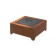 Садове вогнище Infire CORTEN 700 SQUARE