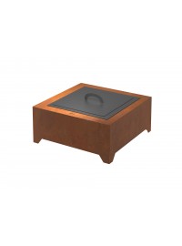 Садове вогнище Infire CORTEN 700 SQUARE