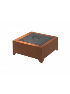 Садове вогнище Infire CORTEN 700 SQUARE