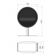 Биокамин Infire INCYRCLE SLIM STAND