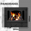 Дверцята для каміна Iron Fire Panorama 580х500 мм Дверцята для каміна Iron Fire Panorama 580х500 мм