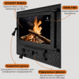 Дверцы для камина Iron Fire Panorama Lux 580x500 мм
