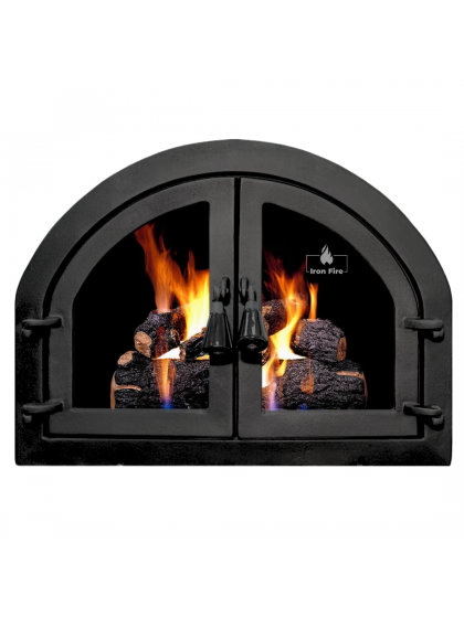 Дверцята для каміна Iron Fire Sabina 550х410 мм Дверцята для каміна Iron Fire Sabina 550х410 мм