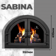 Дверцята для каміна Iron Fire Sabina 550х410 мм Дверцята для каміна Iron Fire Sabina 550х410 мм