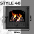 Дверцята для каміна Iron Fire Style 40 390х390 мм Дверцята для каміна Iron Fire Style 40 390х390 мм