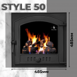 Дверцята для каміна Iron Fire Style 50 485х485 мм Дверцята для каміна Iron Fire Style 50 485х485 мм