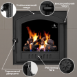 Дверцята для каміна Iron Fire Style 50 485х485 мм Дверцята для каміна Iron Fire Style 50 485х485 мм