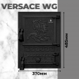 Дверцята для печі Iron Fire Versace WG 370х485 мм Дверцята для печі Iron Fire Versace WG 370х485 мм