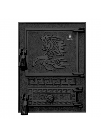 Дверцята для печі Iron Fire Versace WG 370х485 мм